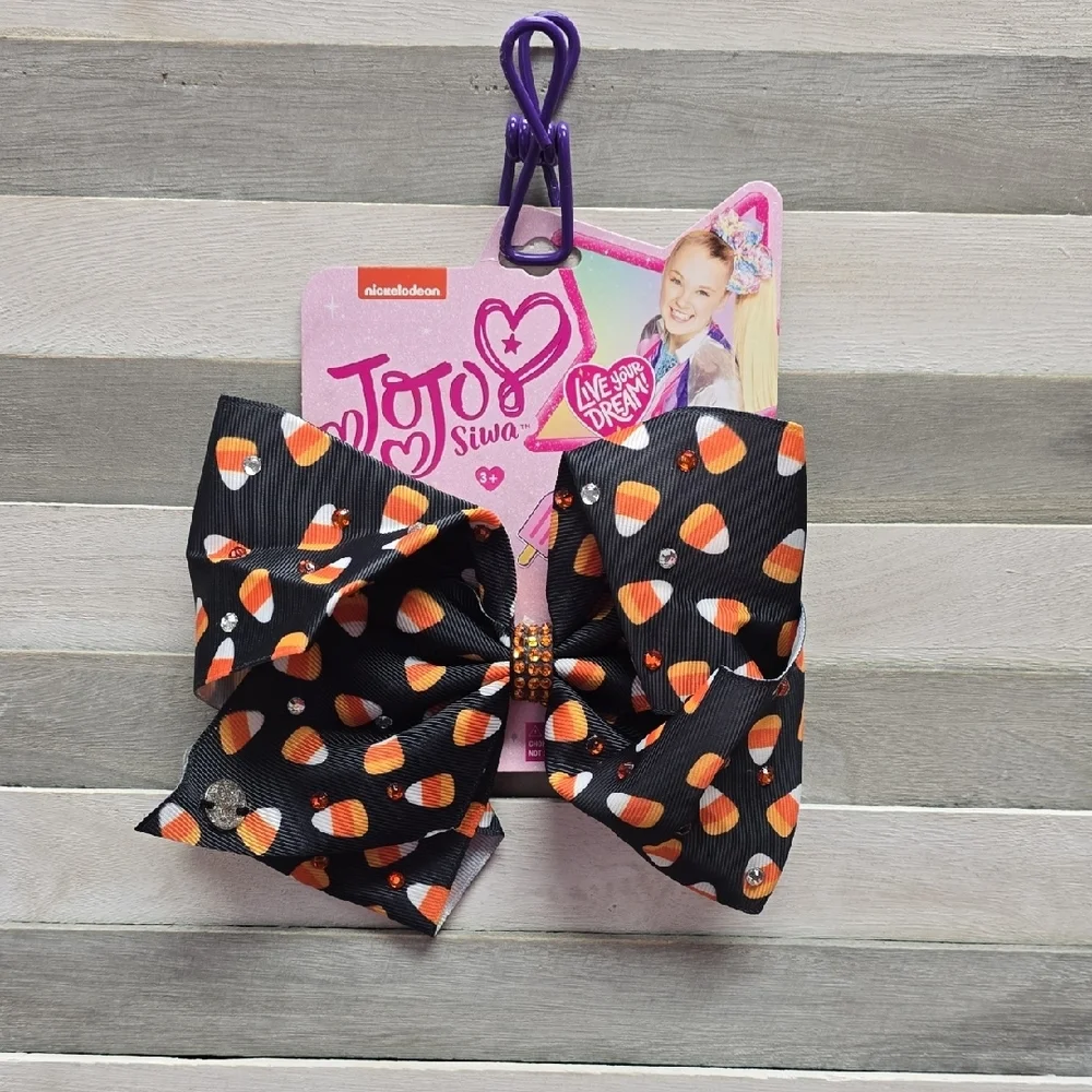 JoJo Siwa Halloween Candy Corn Hair Bow